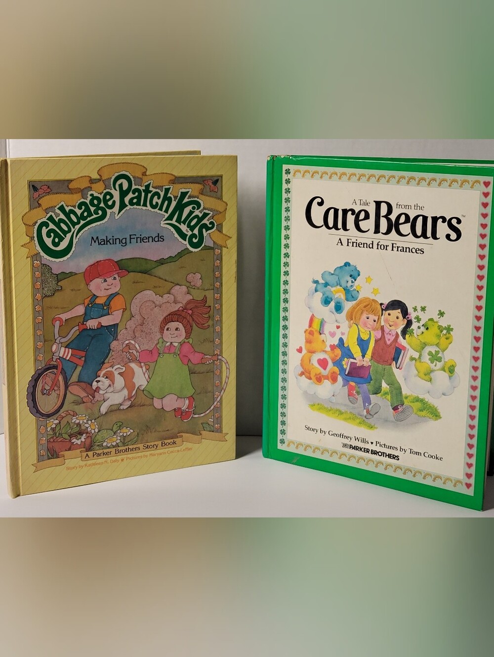 Care Bears And Cabbage Patch Kids Parker Brothers Story Books